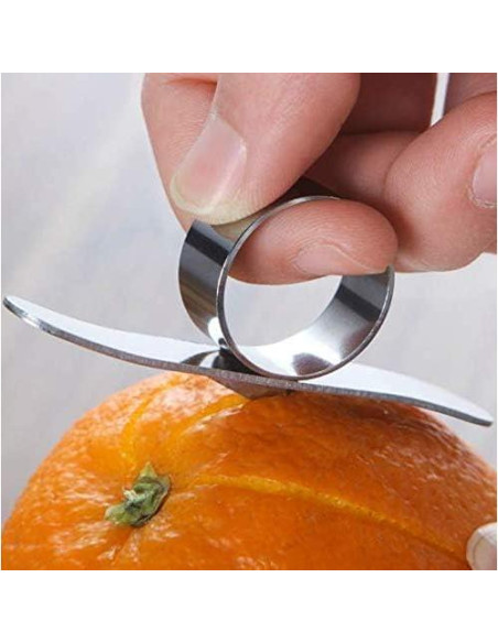Paquete de 2 peladores de naranja DNHCLL de acero inoxidable Paquete de 2 peladores de naranja DNHCLL de acero inoxidable