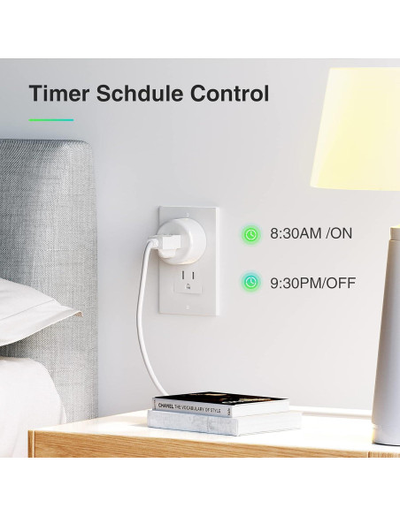 Enchufe Inteligente Beantech WiFi 4 Piezas Control por Voz Enchufe Inteligente Beantech WiFi 4 Piezas Control por Voz