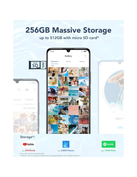 TCL 40XL 2023 Smartphone Desbloqueado 6GB 256GB 50MP Gris TCL 40XL 2023 Smartphone Desbloqueado 6GB 256GB 50MP Gris