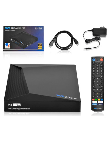 K3 Pro Media Box 6K Ultra HD GTMEDIA 4GB RAM 32GB Almacenamiento