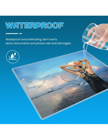 Hojas de Laminado CAREGY 200 Paquete 3 Mil 29.21 x 44.45 cm