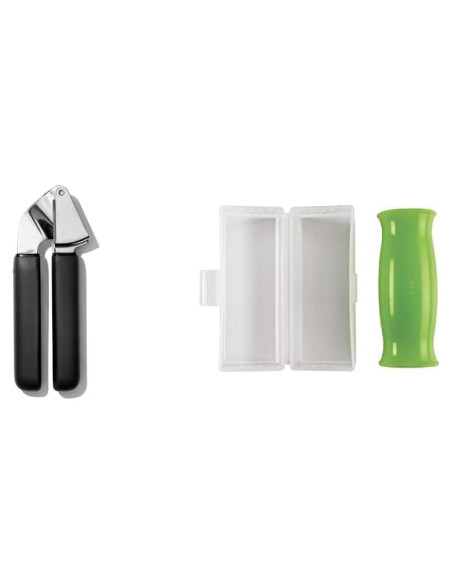 Prensa de Ajo OXO Good Grips con Estuche de Almacenamiento Prensa de Ajo OXO Good Grips con Estuche de Almacenamiento