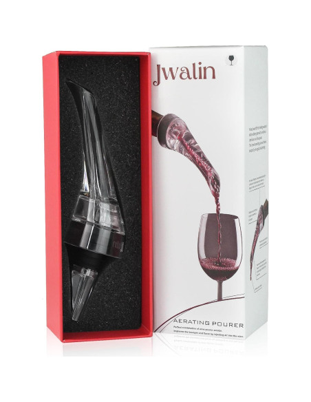 Aireador de Vino Jwalin - Vertedor Sin Goteo para Tintos y Blancos Aireador de Vino Jwalin - Vertedor Sin Goteo para Tintos y Blancos