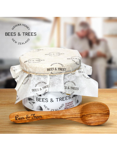 Miel de Manuka Bees & Trees 350+MGO Cruda 380g Nueva Zelanda
