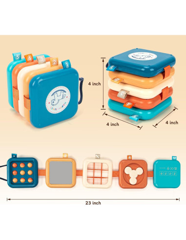Tablero Ocupado Montessori GUANGZHOU 58x10 cm Juguete Sensorial