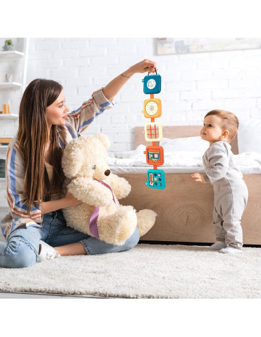 Tablero Ocupado Montessori GUANGZHOU 58x10 cm Juguete Sensorial