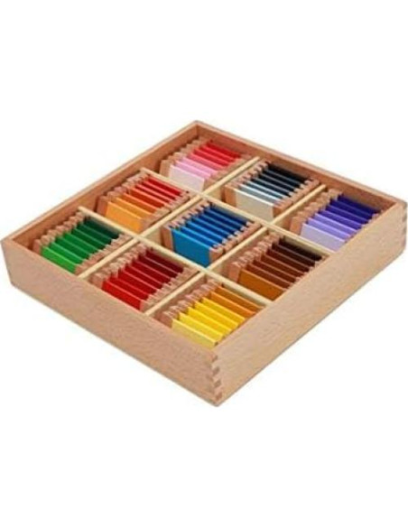 Tabletas de Color Montessori Adena - 9 Colores y 7 Tonos Tabletas de Color Montessori Adena - 9 Colores y 7 Tonos
