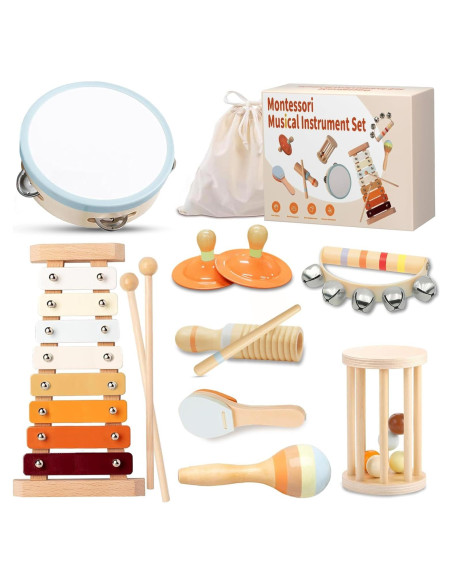 Juego de Instrumentos Musicales JOMBY 5 en 1 para Niños Juego de Instrumentos Musicales JOMBY 5 en 1 para Niños