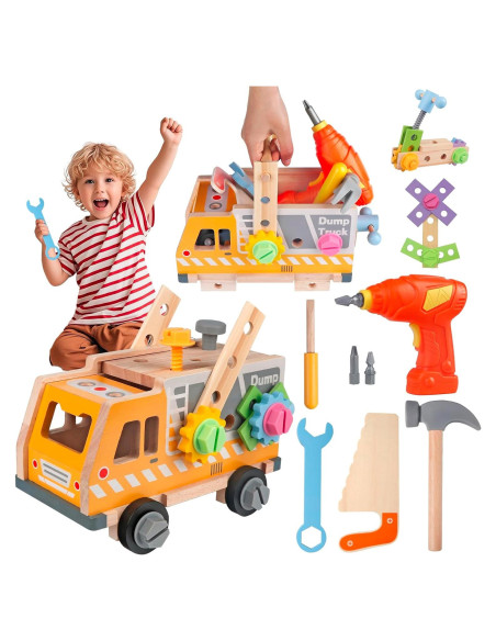 Juego de herramientas de madera 38PCS Shen Zhen para niños Juego de herramientas de madera 38PCS Shen Zhen para niños