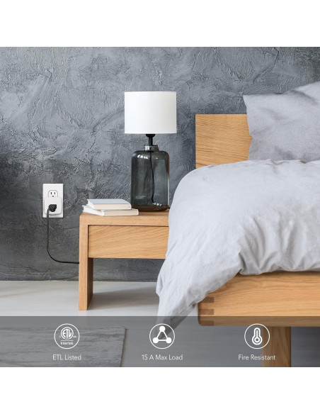 Enchufe Inteligente HBN 15A WiFi Control Remoto 4 Pzs Enchufe Inteligente HBN 15A WiFi Control Remoto 4 Pzs
