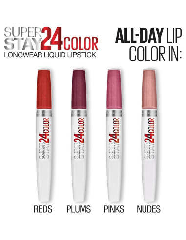 Maquillaje de Labios Líquido Maybelline SuperStay 24 Rojo Firme