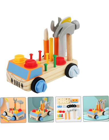 Juguete Educativo de Madera Toddmomy - Tablero de Destornillador