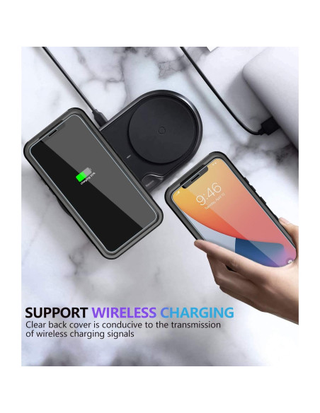 Funda Diverbox para iPhone 11 Protección 3 en 1 Negra Funda Diverbox para iPhone 11 Protección 3 en 1 Negra