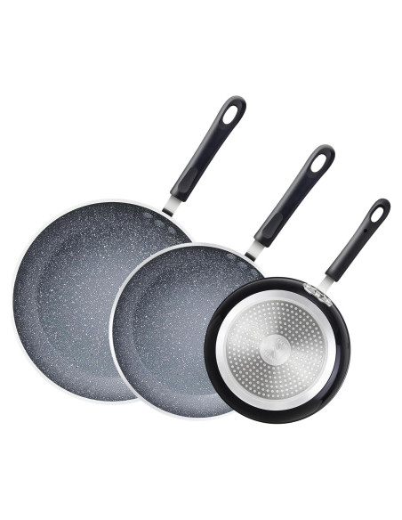 Juego de 3 Sartenes Antiadherentes Cook N Home 20-30 cm Juego de 3 Sartenes Antiadherentes Cook N Home 20-30 cm
