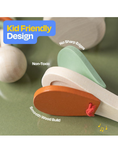 Conjunto Musical Montessori Angora para Niños 3 a 12 Años