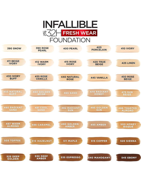 Base de Maquillaje L'Oreal Paris Infallible 32h 486 Almendra 29.57ml Base de Maquillaje L'Oreal Paris Infallible 32h 486 Almendra 29.57ml