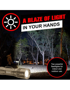 Linterna LED GearLight TAC - 2 Linternas Tácticas Compactas 2