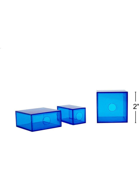 Juego de Sólidos Geométricos Azules hand2mind - 12 Piezas Juego de Sólidos Geométricos Azules hand2mind - 12 Piezas