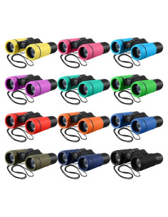 12 Prismáticos para Niños Yunsailing - A Prueba de Golpes, 4x30mm