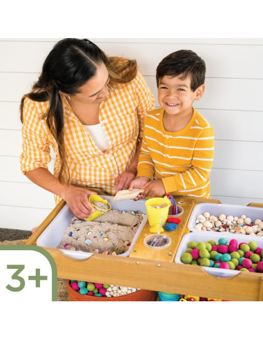 Mesa Sensorial de Madera MindWare - Juego para Niños 3-6 Años
