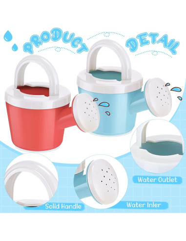 Regaderas de Jardín para Niños Sosation - 12 Piezas Multicolor