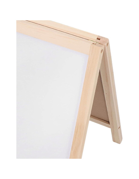 Caballete Infantil JANCAN Doble Cara Plegable 25x40cm Madera Caballete Infantil JANCAN Doble Cara Plegable 25x40cm Madera