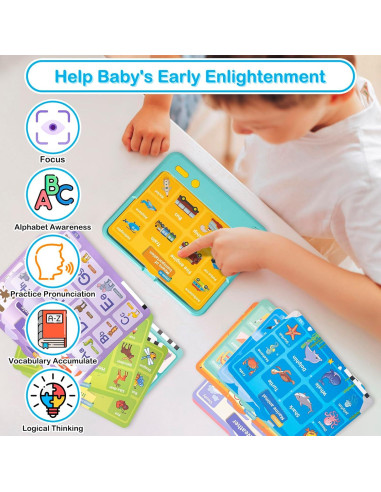 Tableta de Aprendizaje Interactiva Shuai Tomato 23 Temas