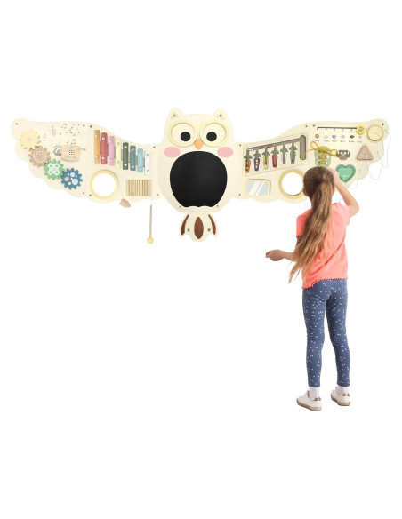 Panel de Pared Sensorial Montessori Baotree 141.5x49cm Panel de Pared Sensorial Montessori Baotree 141.5x49cm
