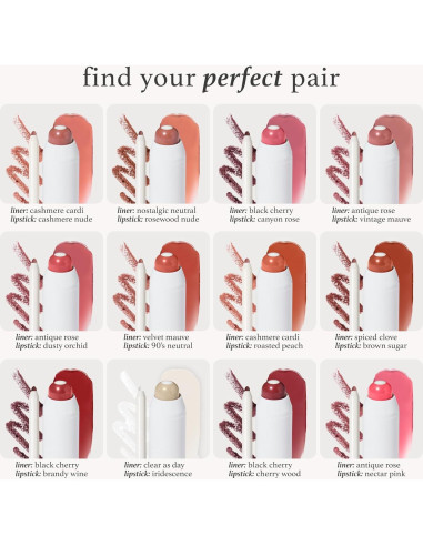 Lápiz Labial Retráctil Julep Rosa Antiguo 10g - Larga Duración