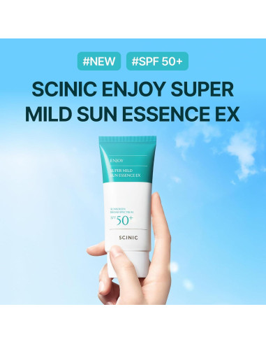 Protector Solar SCINIC SPF 50+ 50ml | Hidratante Ligero y Rápida Absorción