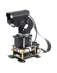 Módulo de Cámara Pan-Tilt 360 Waveshare para Raspberry Pi 4B/5