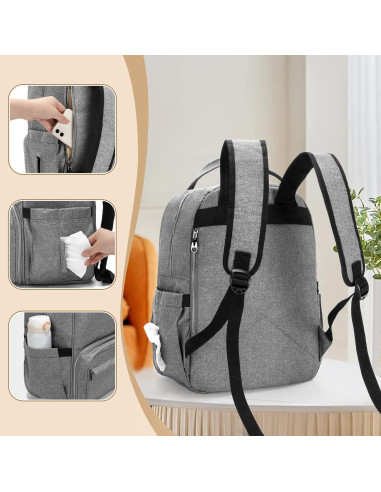 Bolsa para Sacaleches CURMIO Gris - Compatible con Spectra y Medela
