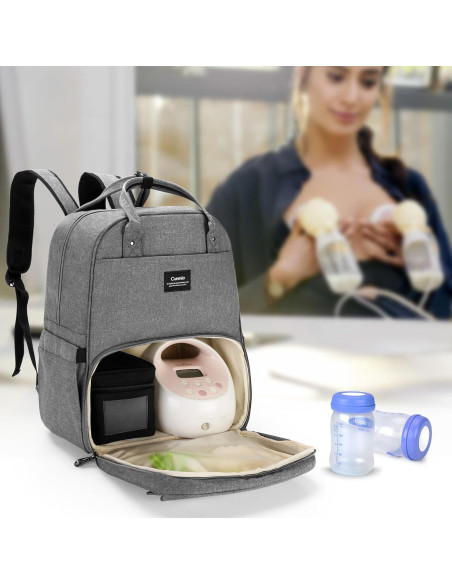 Bolsa para Sacaleches CURMIO Gris - Compatible con Spectra y Medela Bolsa para Sacaleches CURMIO Gris - Compatible con Spectra y Medela
