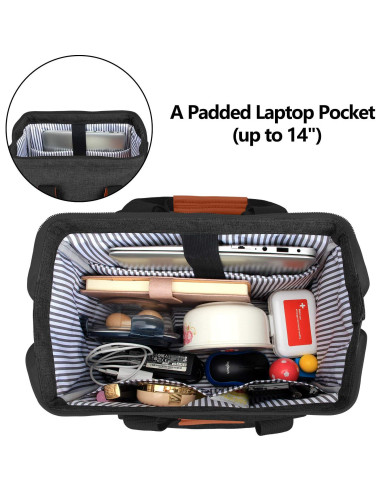 Mochila para Extractor de Leche LUXJA con Compartimento para Laptop