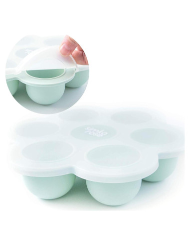 Contenedor de Almacenamiento para Bebés Simka Rose - 7 Porciones 70ml Silicona Libre de BPA