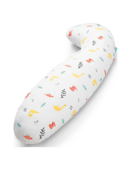 Almohada Corporal BYRIVER 90 cm Dinosaurio Bebé Lavable Almohada Corporal BYRIVER 90 cm Dinosaurio Bebé Lavable