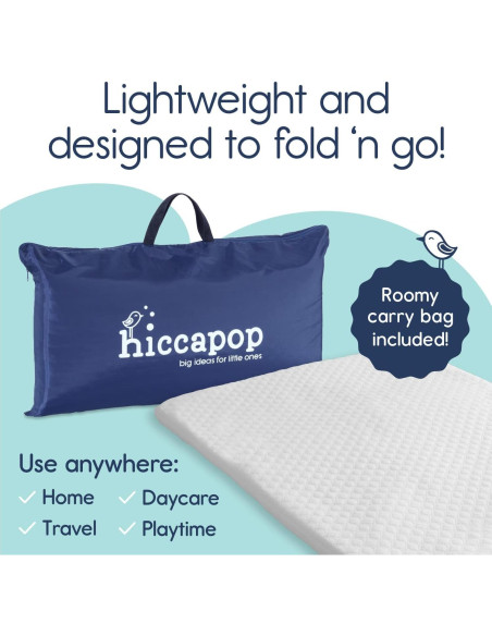 Almohadilla para Cuna Hiccapop 96.5x66x3.8 cm Impermeable Almohadilla para Cuna Hiccapop 96.5x66x3.8 cm Impermeable