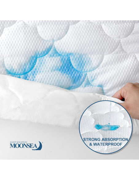 Protector de Colchón Inflable Moonsea para Niños 132x71cm Protector de Colchón Inflable Moonsea para Niños 132x71cm