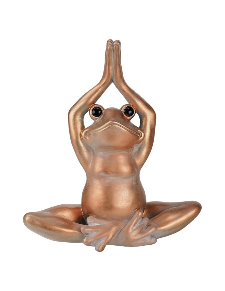 Estatua de Rana de Yoga KrcaJeo 27.9 cm Decoración Zen Estatua de Rana de Yoga KrcaJeo 27.9 cm Decoración Zen