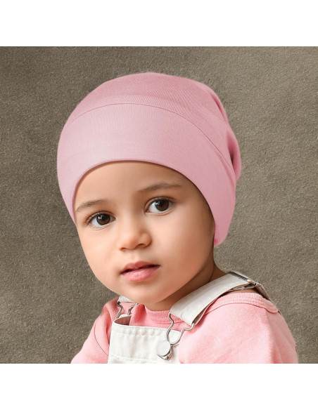 Bonete de Seda para Bebés OLESILK 0-6 Meses Rosa Bonete de Seda para Bebés OLESILK 0-6 Meses Rosa