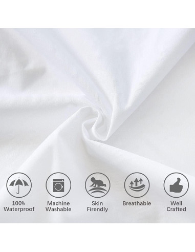 Protector de Colchón Impermeable Nokolulu para Cuna 71x132 cm