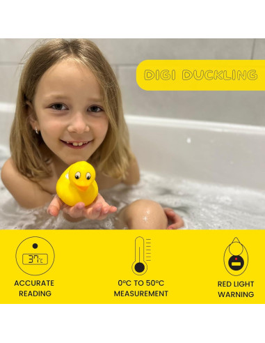 Termómetro Digital de Agua TensCare Digi Patito Amarillo
