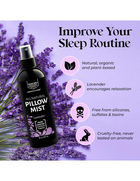 Spray de Almohada Aromasong Lavanda 118 ml - Relajante Natural Spray de Almohada Aromasong Lavanda 118 ml - Relajante Natural