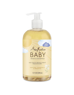 Jabón y Champú para Bebés SheaMoisture 385 ml Manzanilla y Argán
