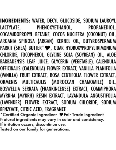 Jabón y Champú para Bebés SheaMoisture 385 ml Manzanilla y Argán