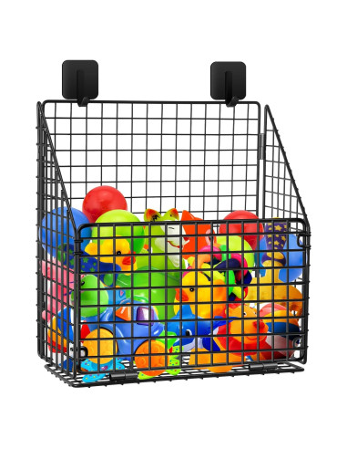 Organizador de Juguetes de Baño Plegable Greentainer Negro