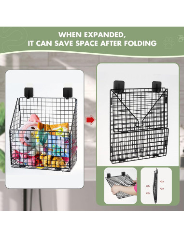 Organizador de Juguetes de Baño Plegable Greentainer Negro