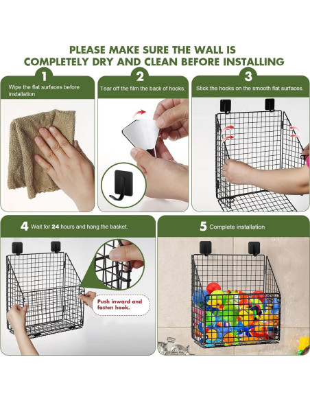 Organizador de Juguetes de Baño Plegable Greentainer Negro Organizador de Juguetes de Baño Plegable Greentainer Negro