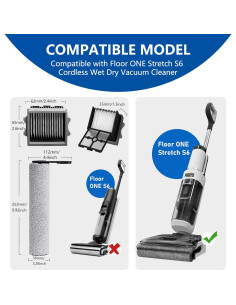 Repuesto Cepillos y Filtros Tineco Floor One S6 - 3 Piezas 2