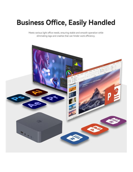 Mini PC Beelink EQI i3-1220P 16GB RAM 500GB SSD Doble Pantalla 4K Mini PC Beelink EQI i3-1220P 16GB RAM 500GB SSD Doble Pantalla 4K